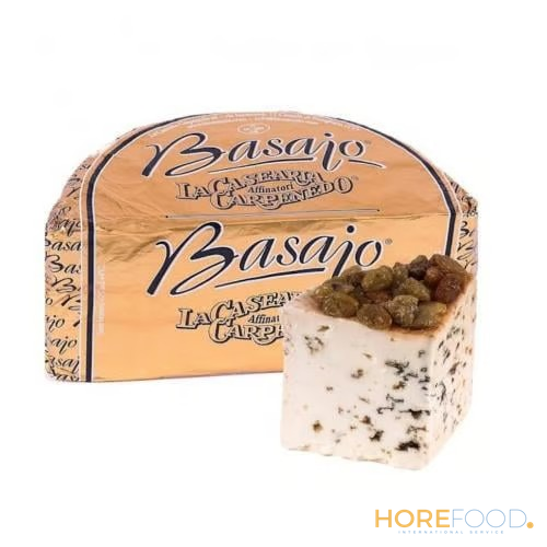 BASAJO SUPERIOR FORMAGGIO PECORA ERBORINATO A PASTA CREMOSA AFFINATO IN VINO AL