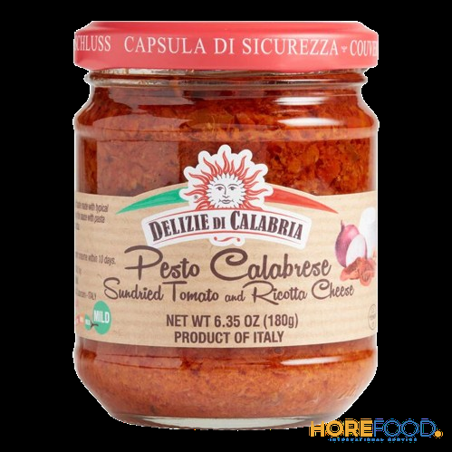DELIZIE DI CALABRIA PESTO CLABRESE CON RICOTTA 190 GR