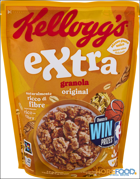KELLOGG MUESLI EXTRA CROCCANTE CLASSICO 375 GR