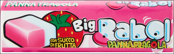 BIG BABOL CHEWING GUM PANNA FRAGOLA 88 GR