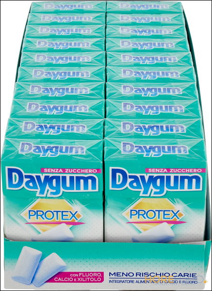 DAYGUM CHEWING GUM PROTEX 60 GR