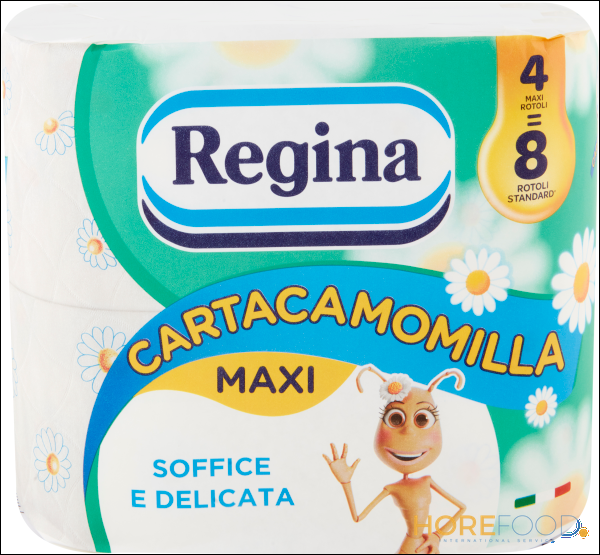 REGINA CARTA IGIENICA CAMOMILLA 4 PZ