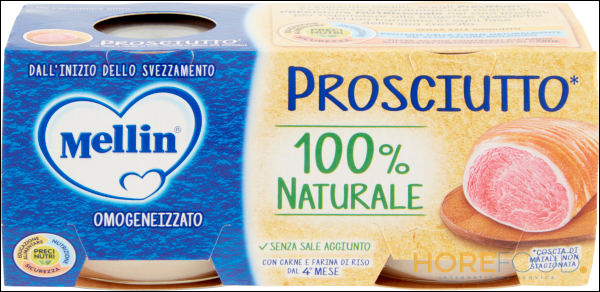 MELLIN OMOGENEIZZATO PROSCIUTTO 80GR X2