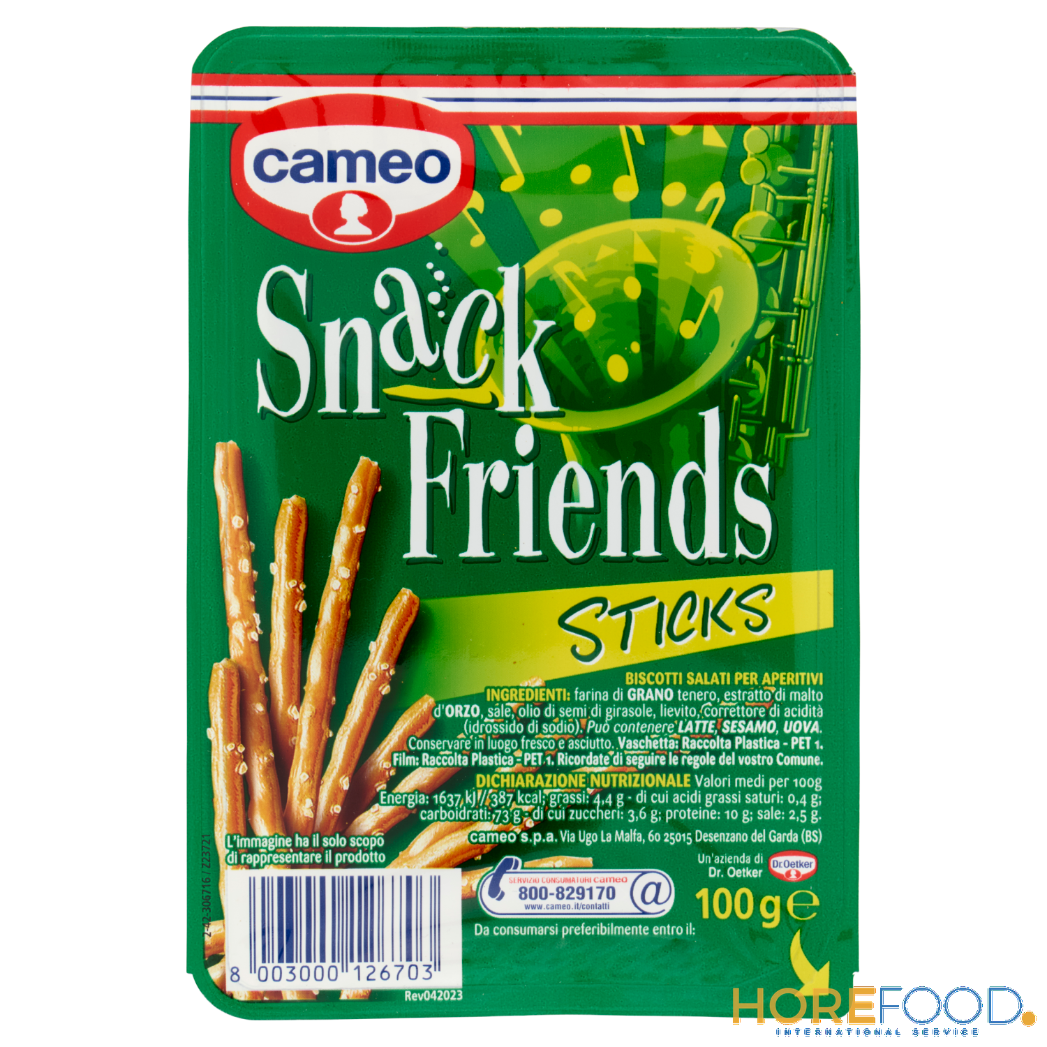 CAMEO STICK SALATI 100 GR