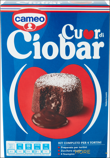 CAMEO TORTA CUORE DI CIOBAR 233 GR
