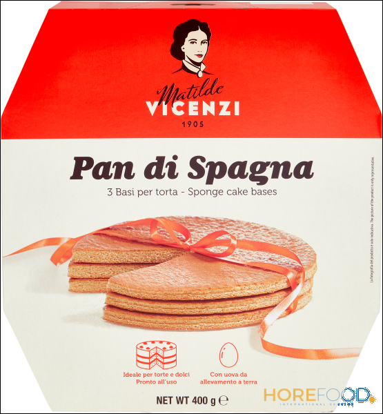 VICENZI BASE PER TORTE PAN DI SPAGNA X3 400 GR