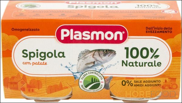 PLASMON OMOGENEIZZATO SPIGOLA 80G X2