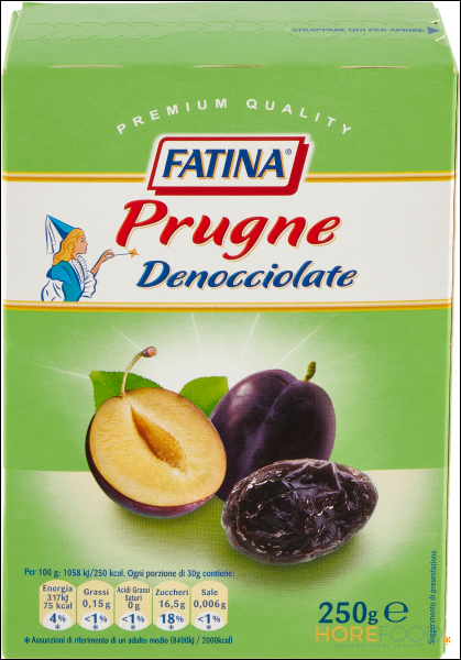 FATINA PRUGNE DENOCCIOLATE 250 GR