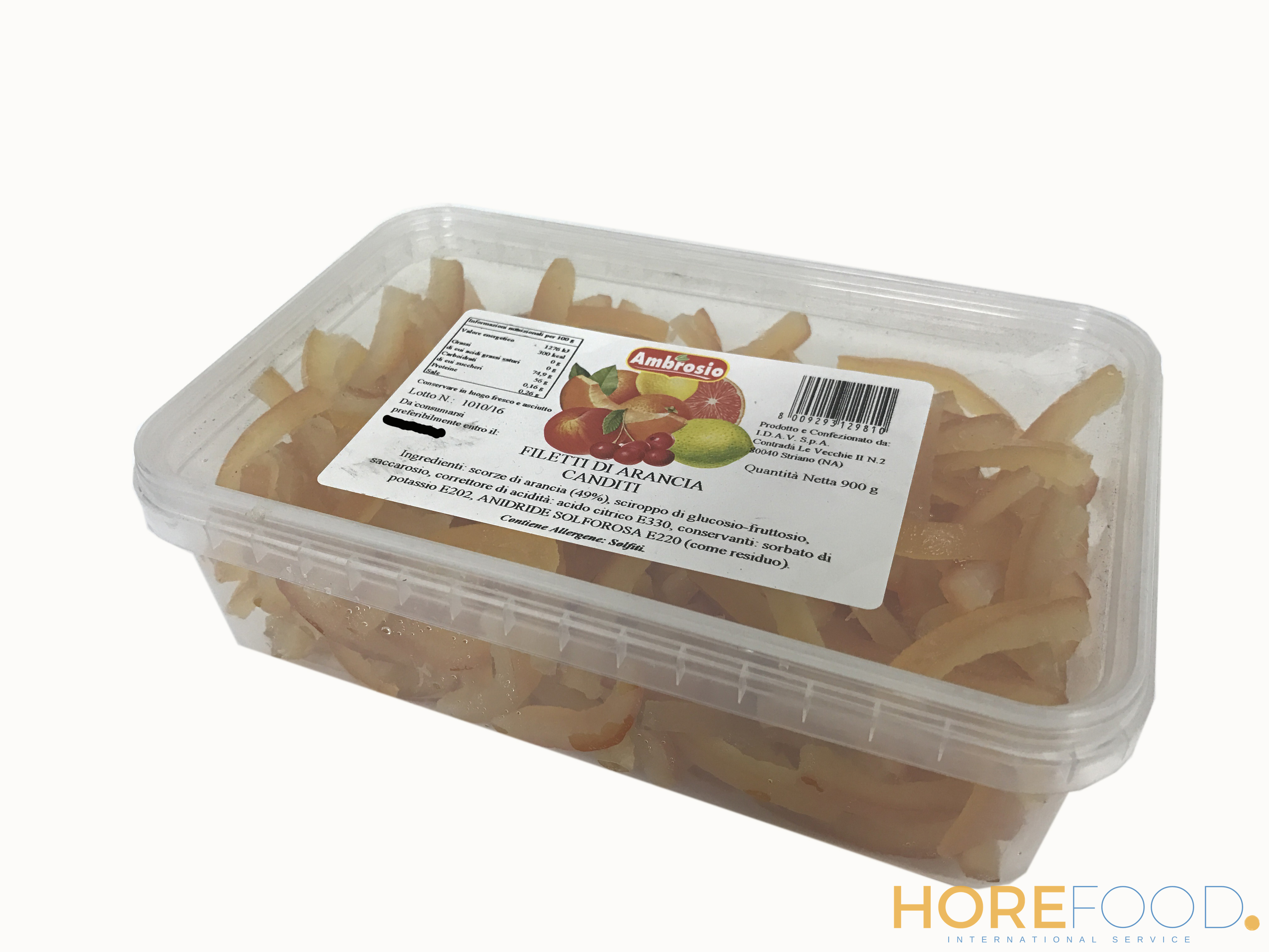 AMBROSIO FILETTI DI ARANCIA 900 GR
