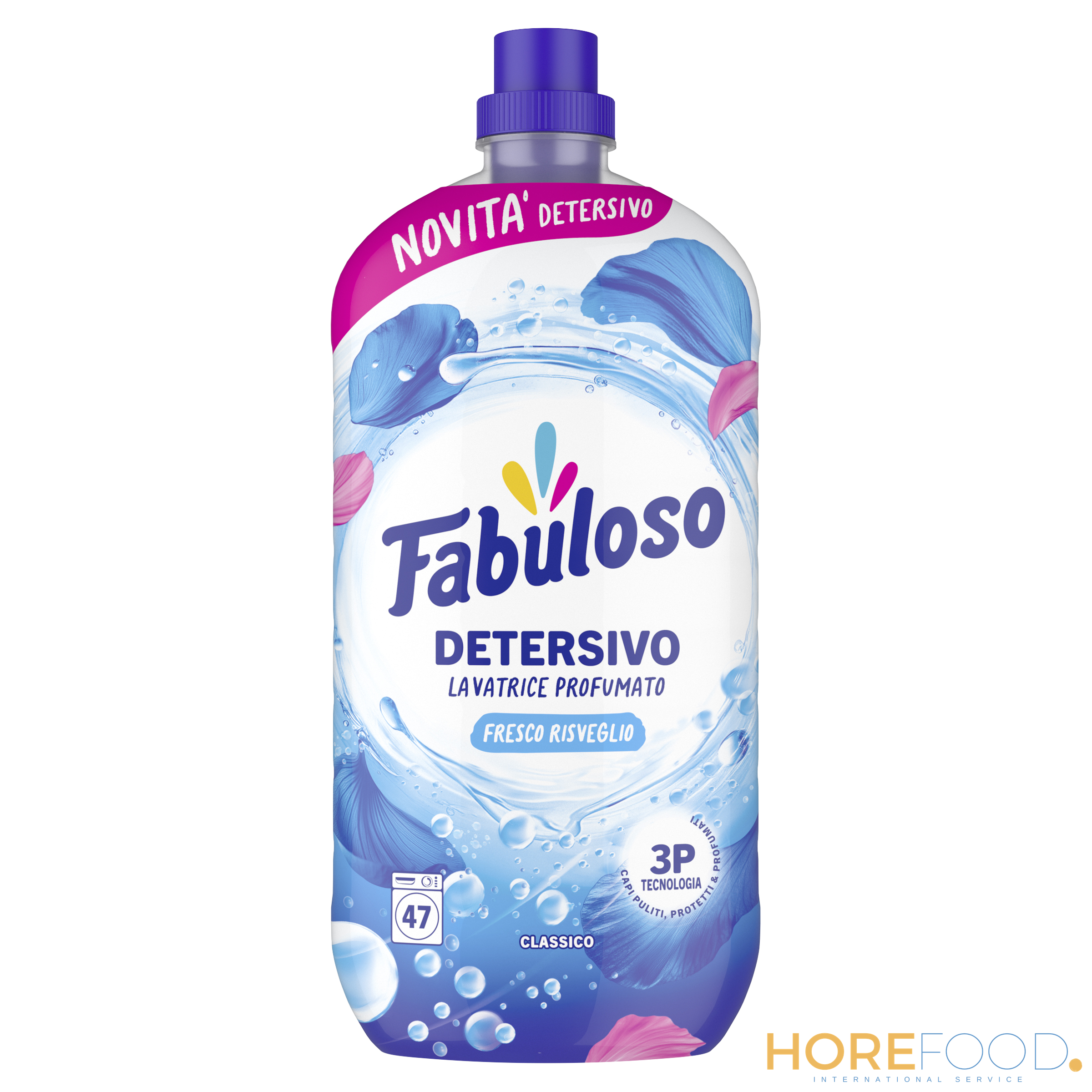 Detersivo Classico 47 Lavaggi, 1900 ml - FABULOSO