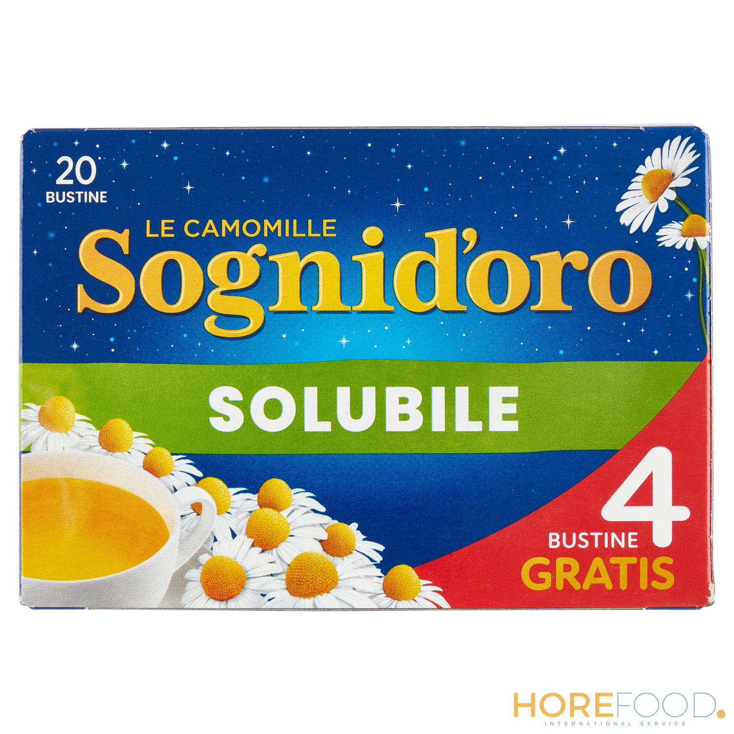 Camomilla Solubile 20 Filtri - SOGNI D'ORO
