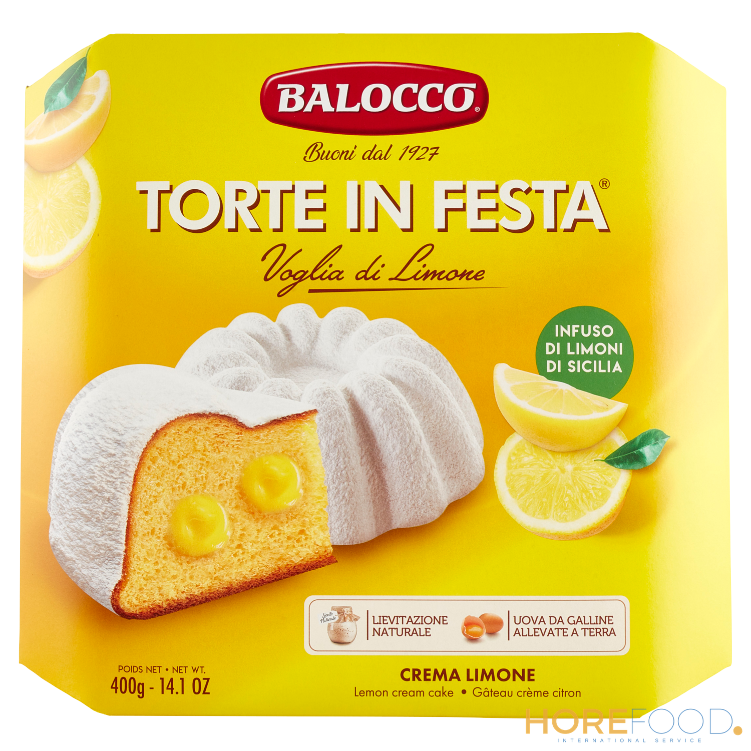 Torta Limone, 400 g - BALOCCO