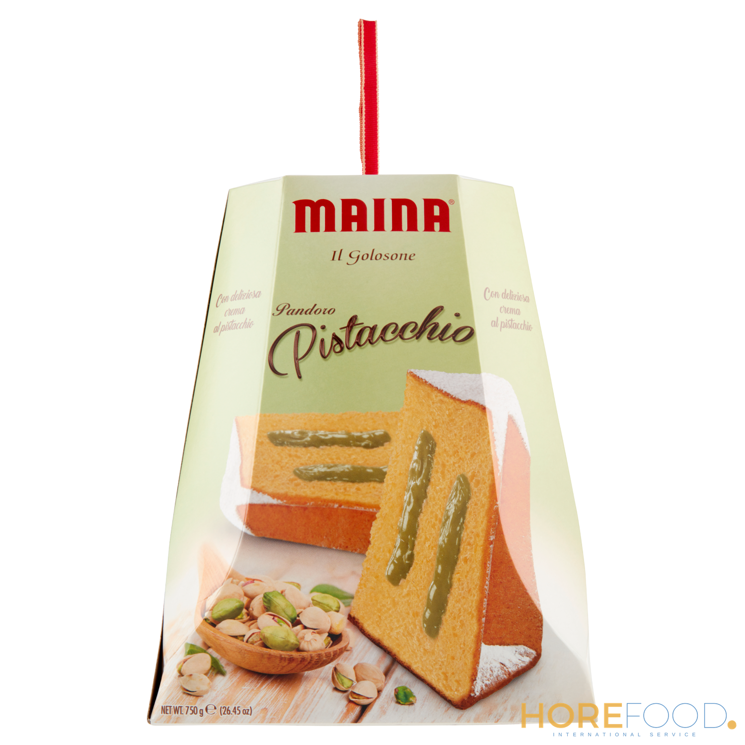 Pandoro Pistacchio, 750 g - MAINA