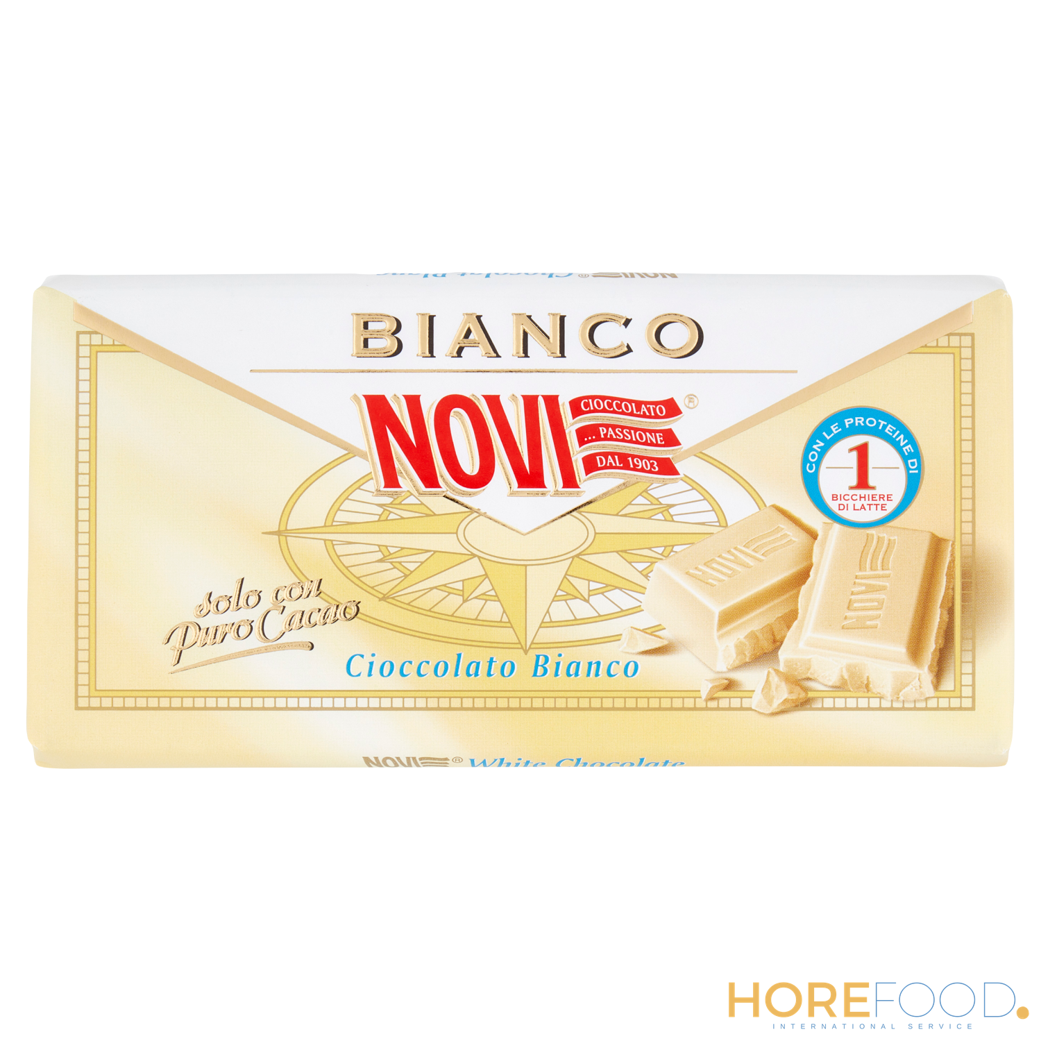 Cioccolato Bianco, 100 g - NOVI