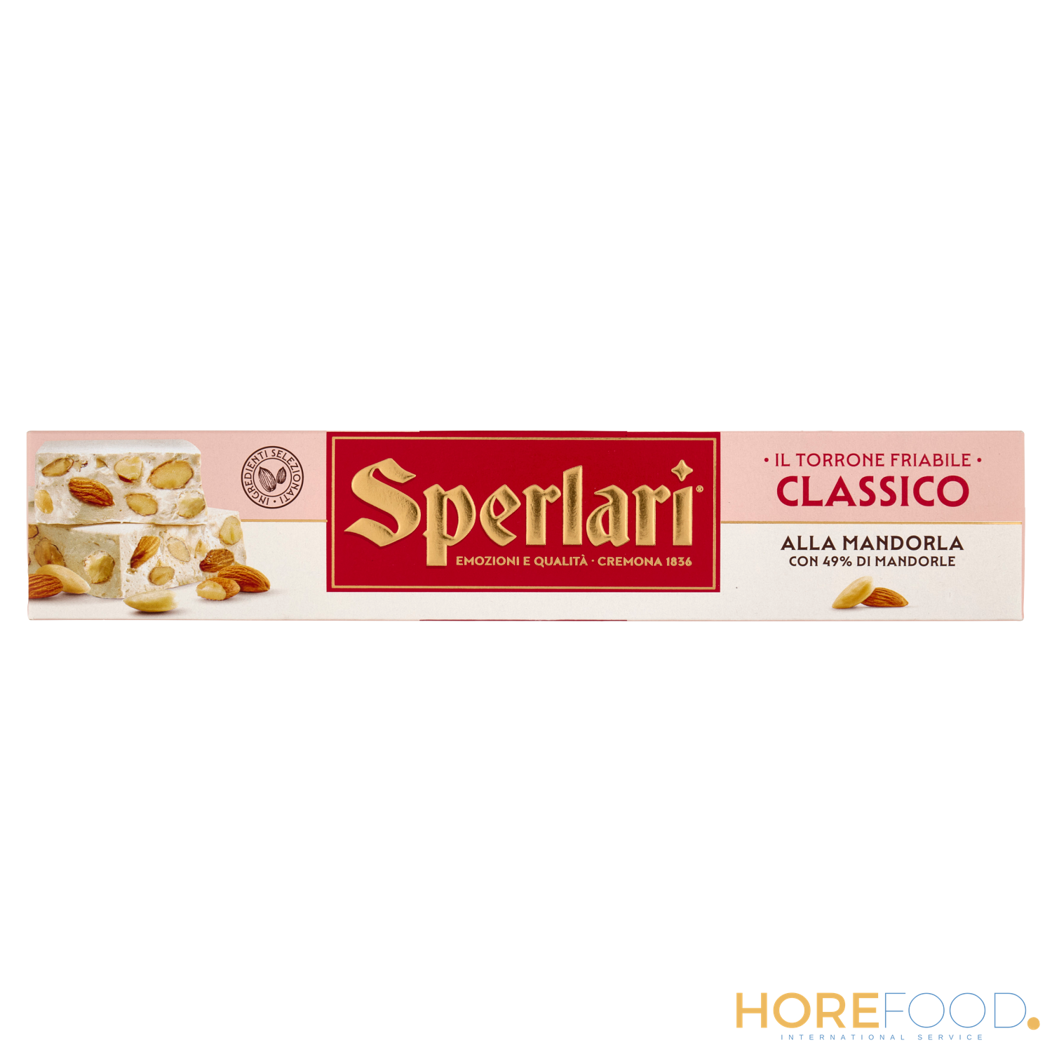 Torrone Mandorle, 150 g - SPERLARI