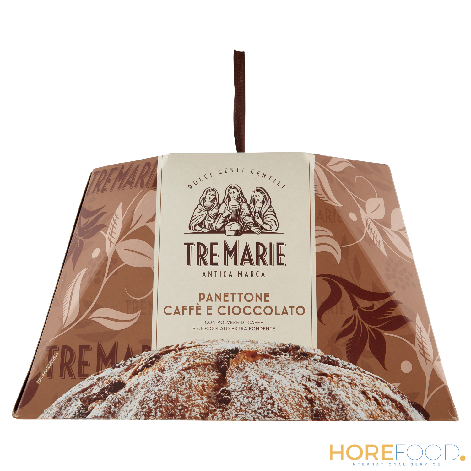 Panettone Caffe & Cioccolato, 930 g - TRE MARIE