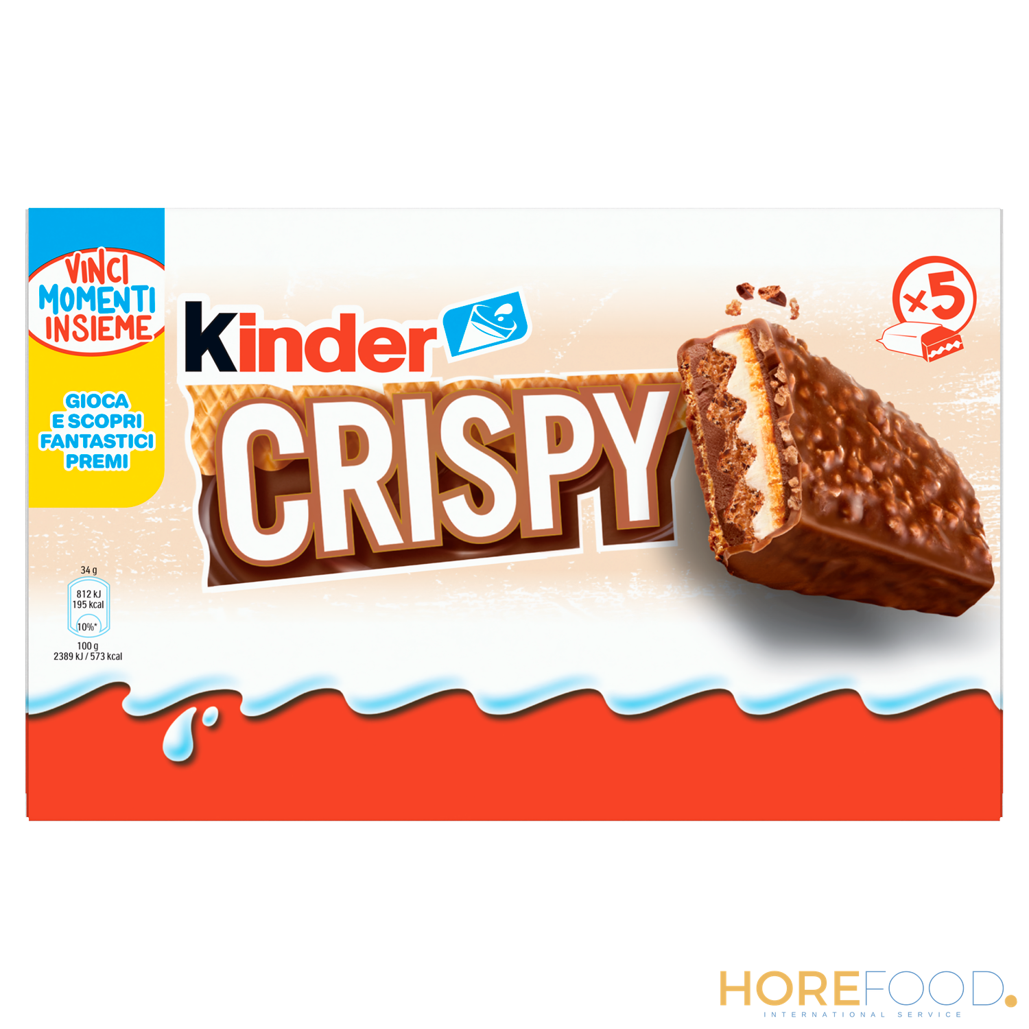 Crispy t/5 Scatola, 170 g - KINDER