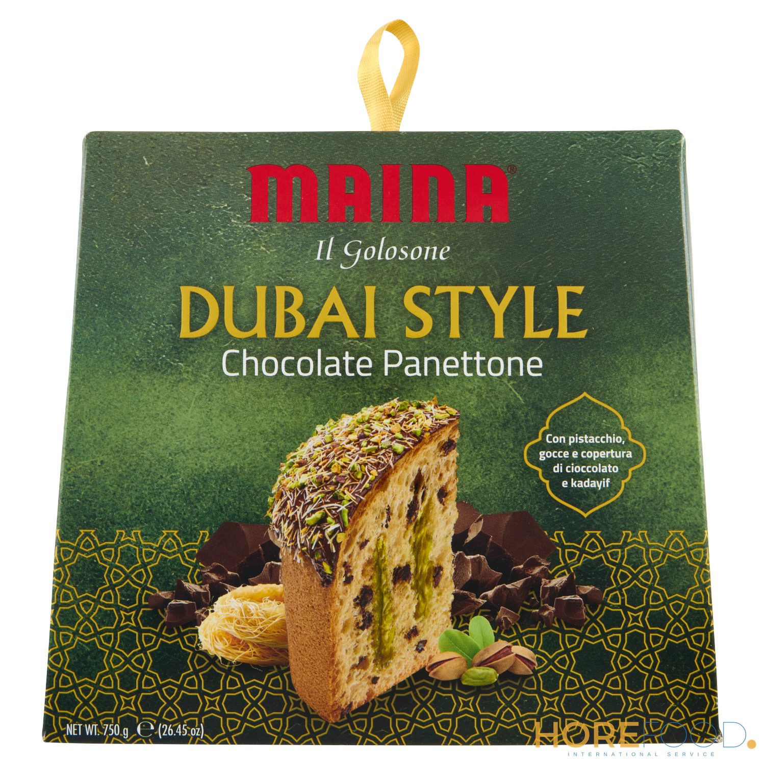 Panettone Dubai Style il Golosone, 750 g - MAINA