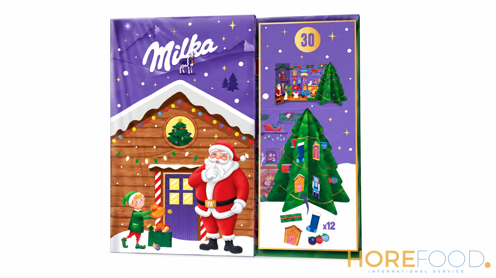 Calendario Avvento Pop Up, 163 g - MILKA
