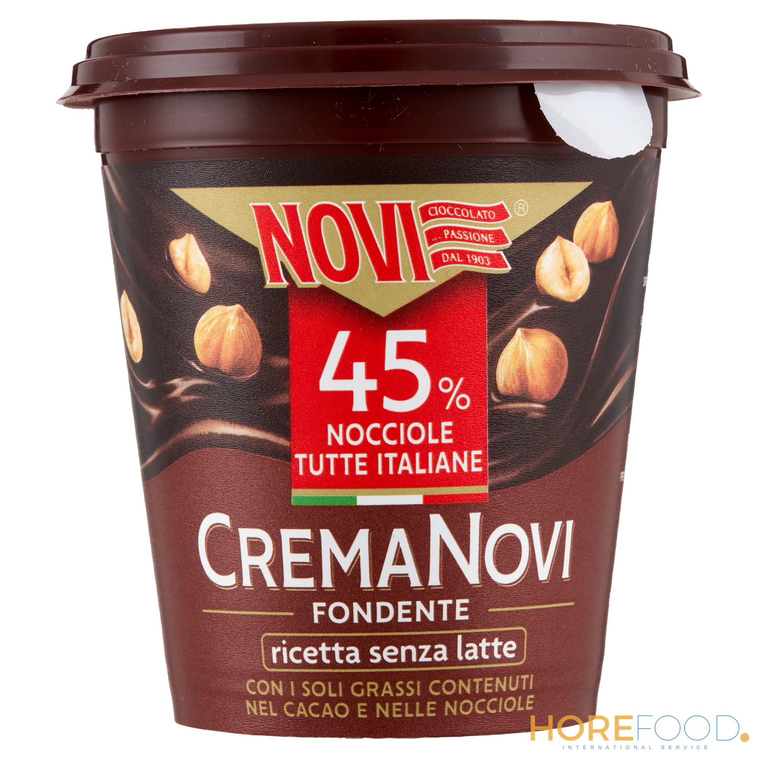 Crema Fondente Spalmabile S/lattosio, 200 g - NOVI
