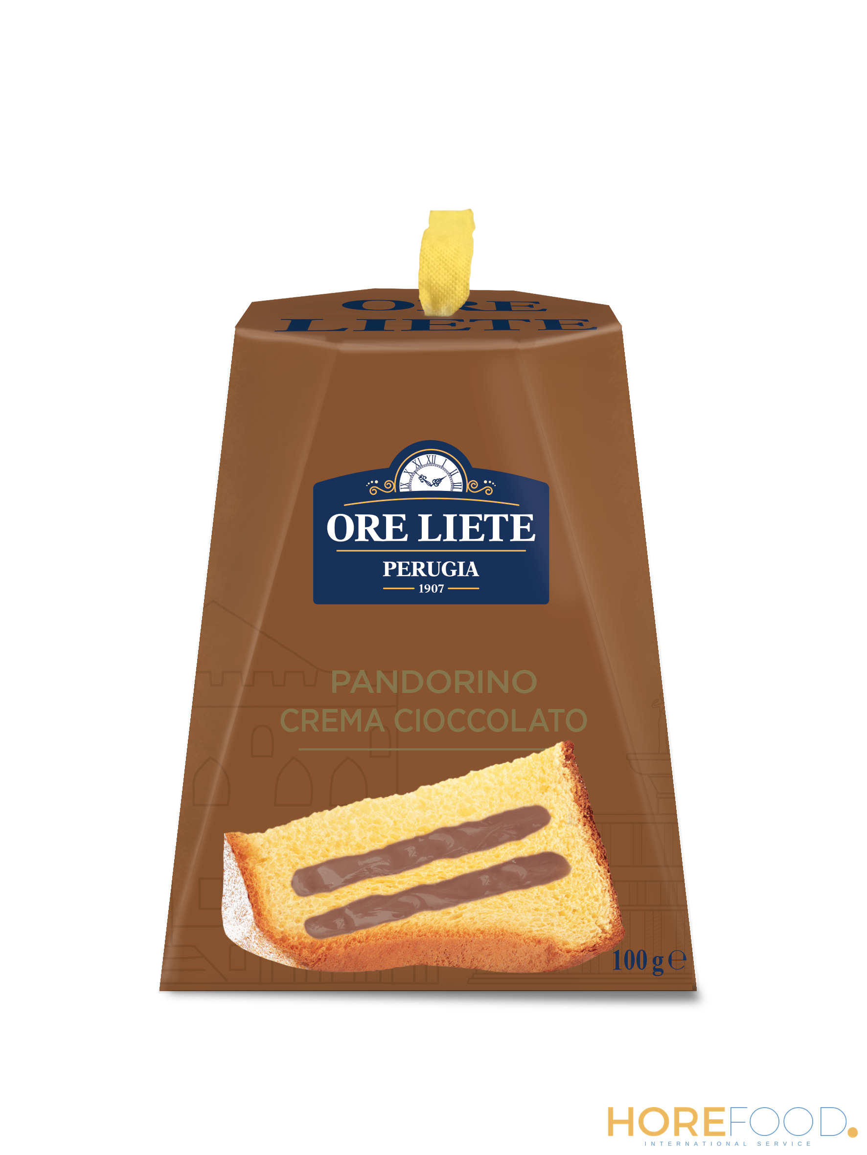 Mini Pandoro con Crema Cioccolato, 100 g - ORELIETE