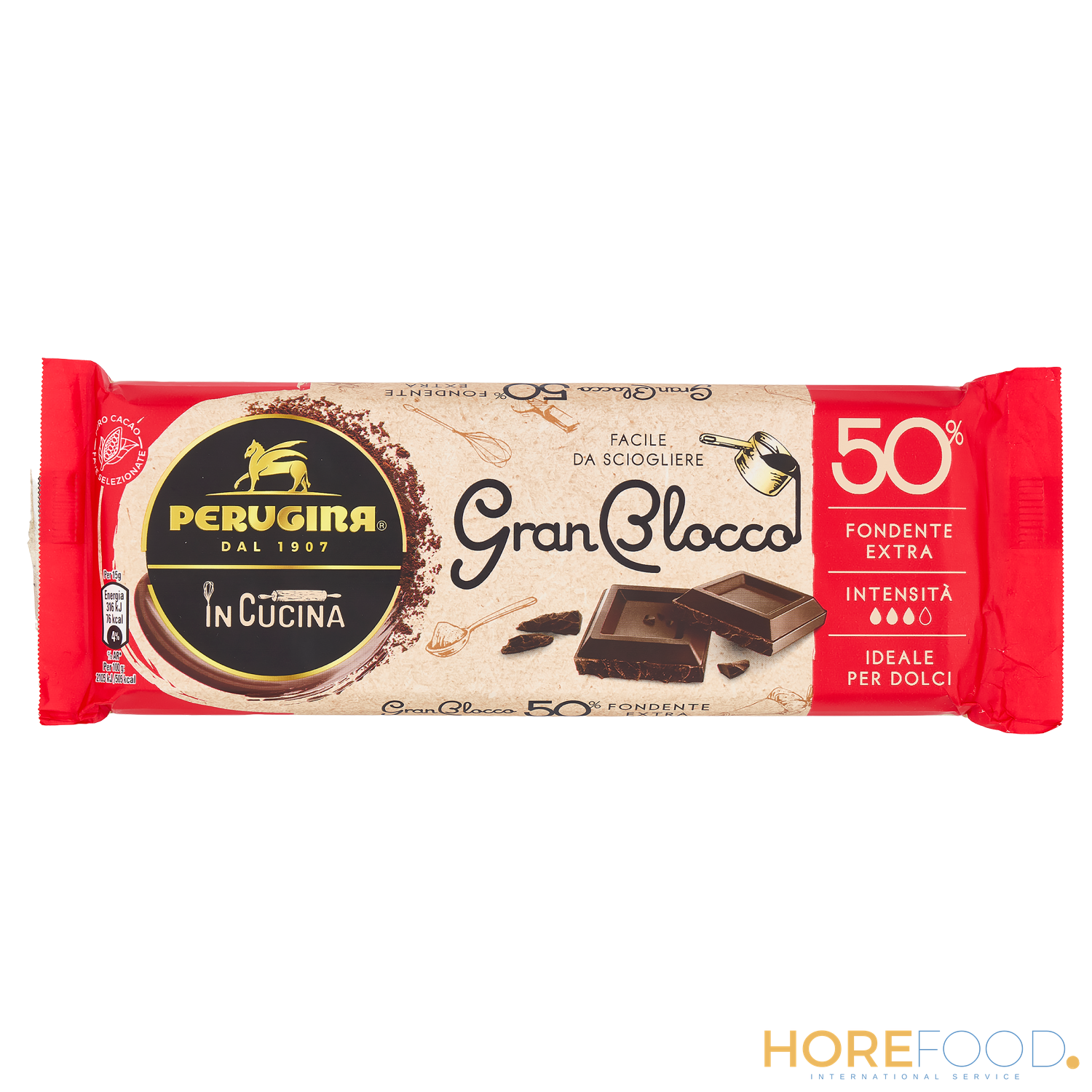 Blocco Fondente, 150 g - PERUGINA