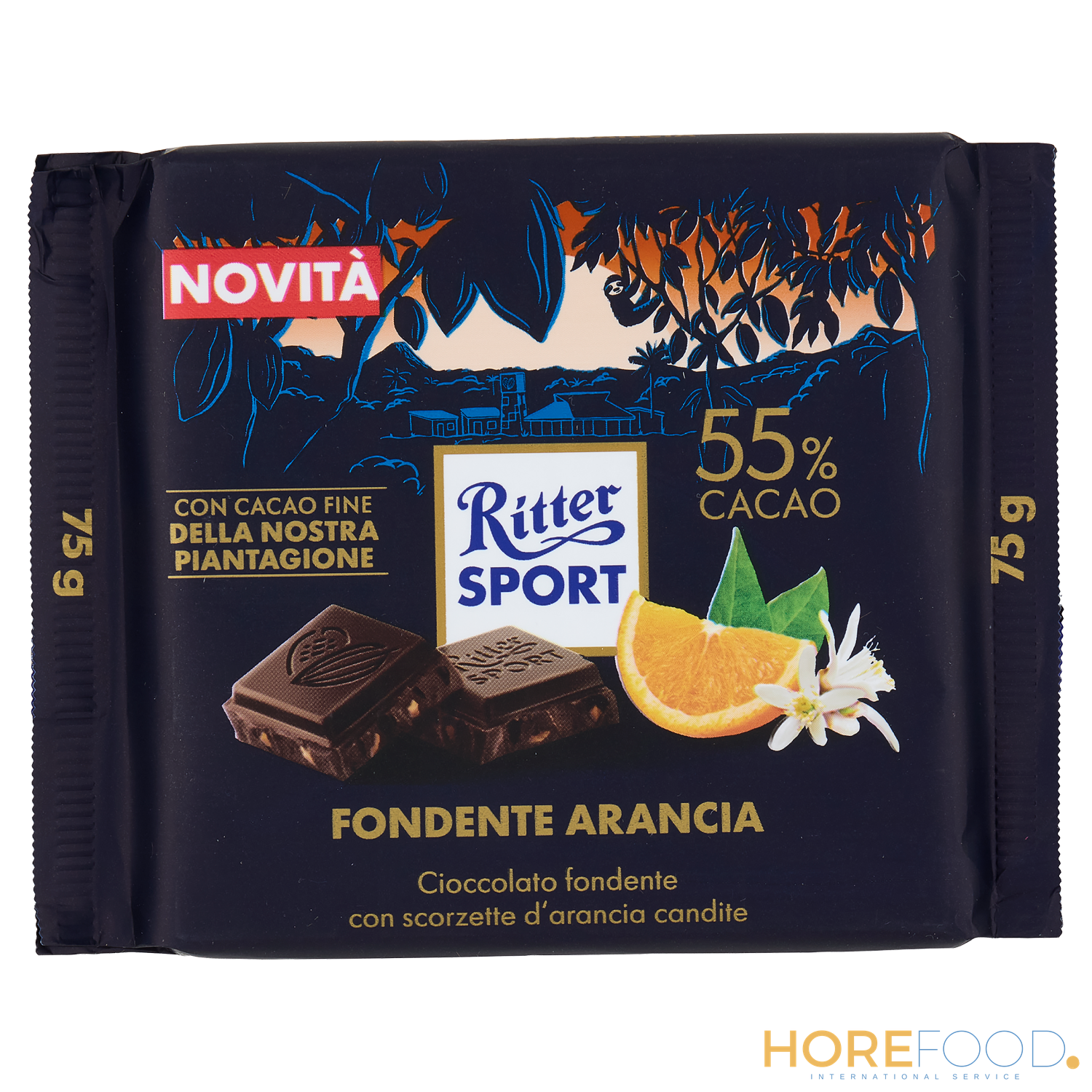 Fondente Arancia, 75 g - RITTER