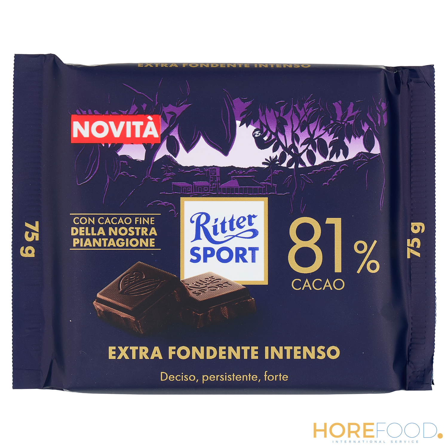 Fondente Extra 81%, 75 g - RITTER