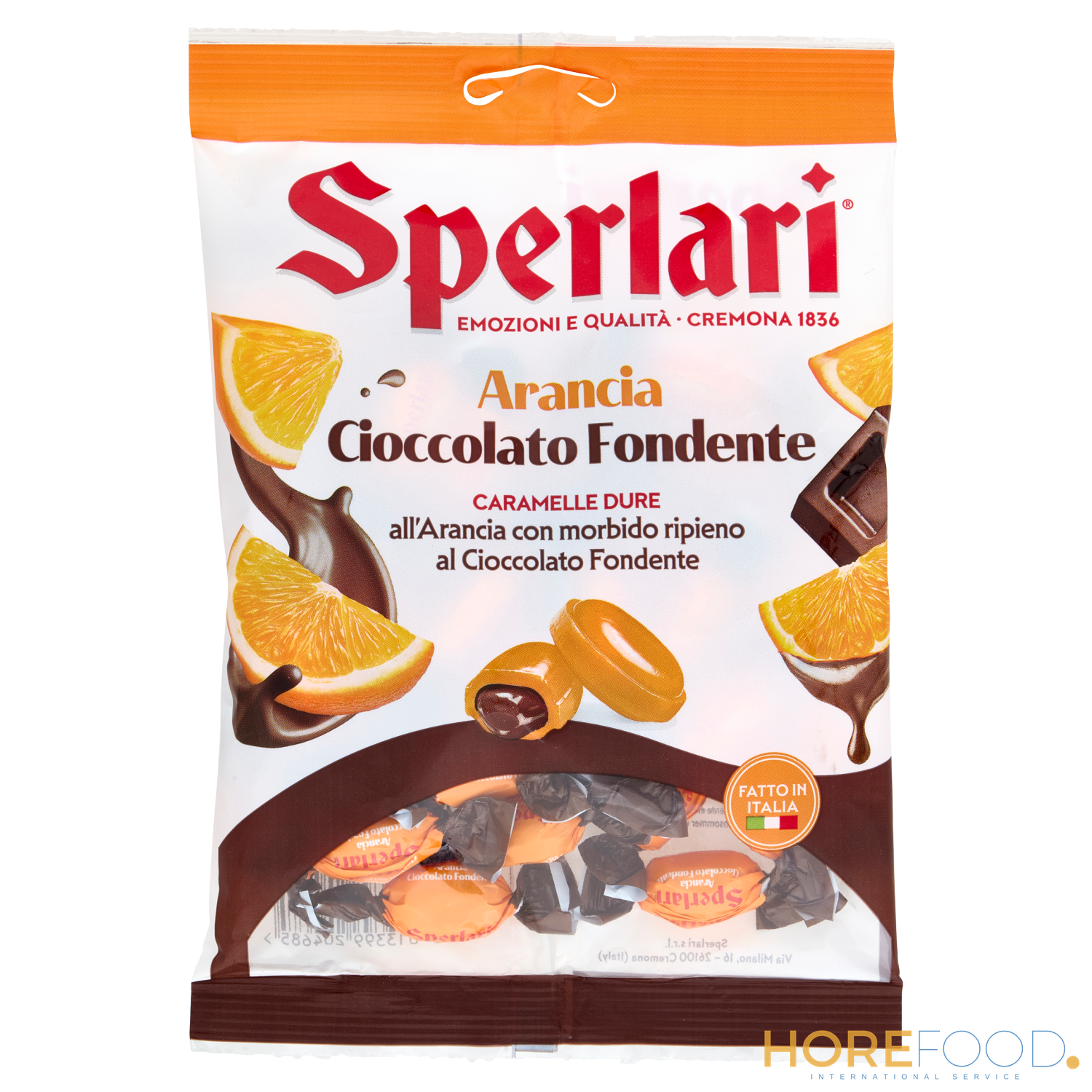 Fondente, 135 g - SPERLARI ARANCIA CIOCCOLATO