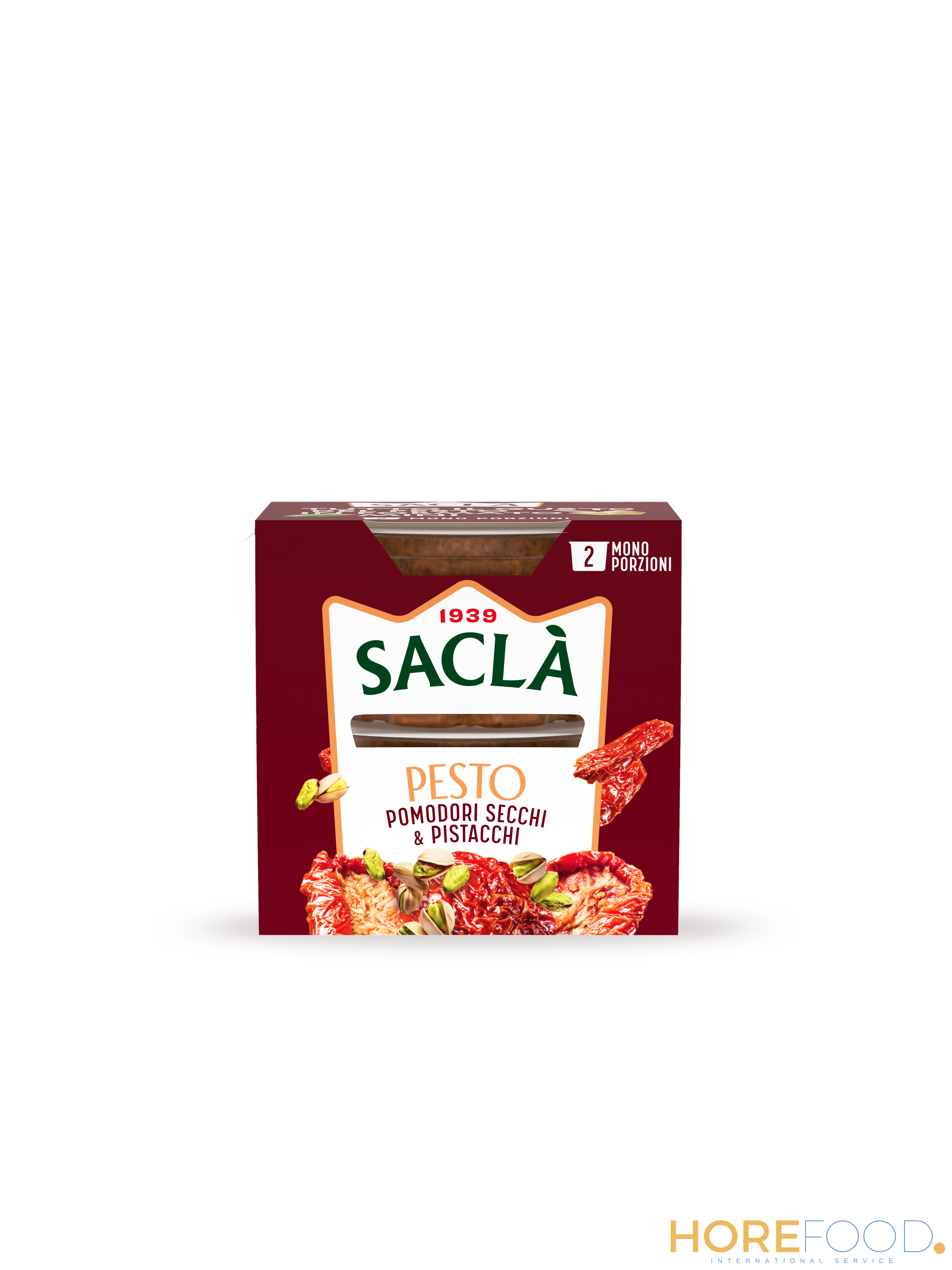 Pesto Pomodori Secchi& Pistacchi 45x2, 90 g - SACLA'