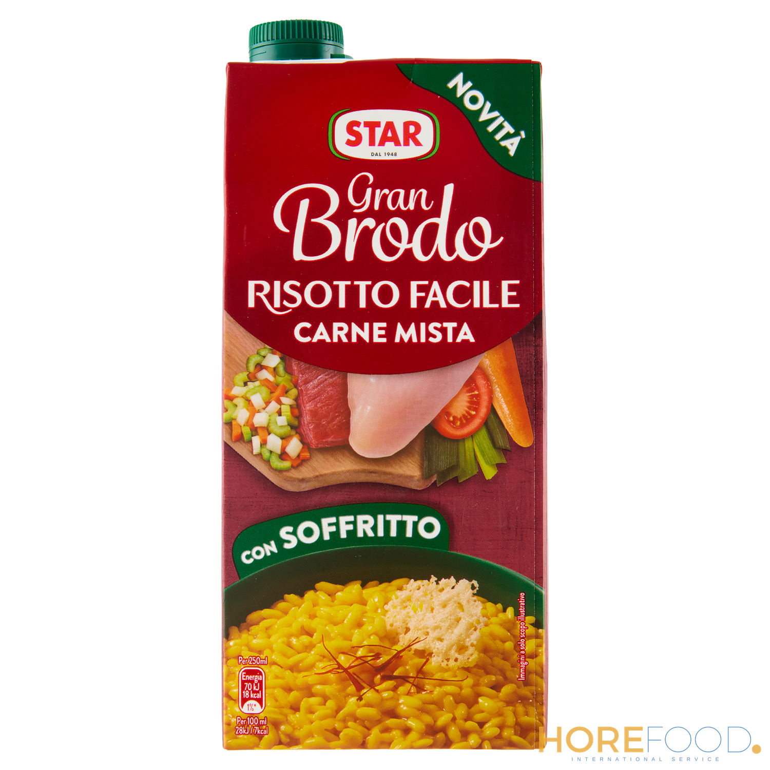 Brodo Risotto Carne Mix, 1000 ml - STAR