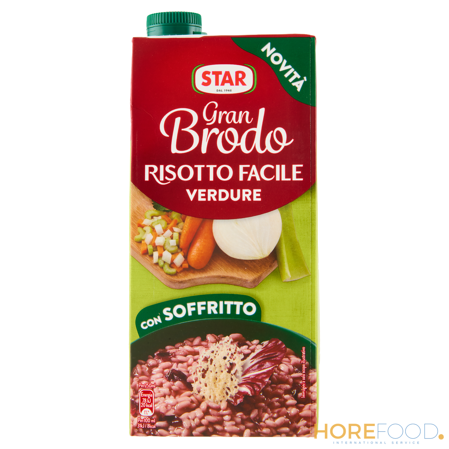Brodo Risotto Verdure, 1000 ml - STAR