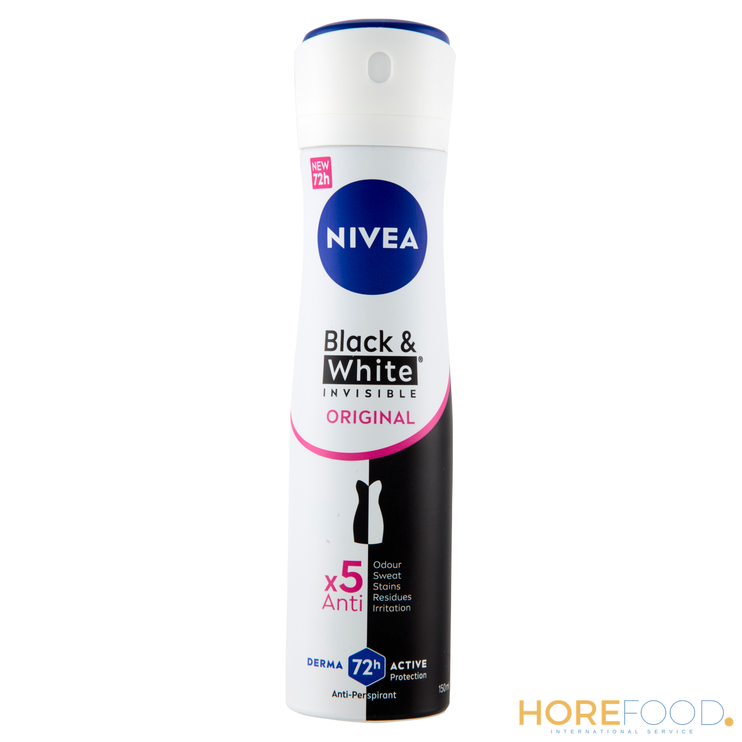 Deospray Black&white Invisible, 150 ml - NIVEA