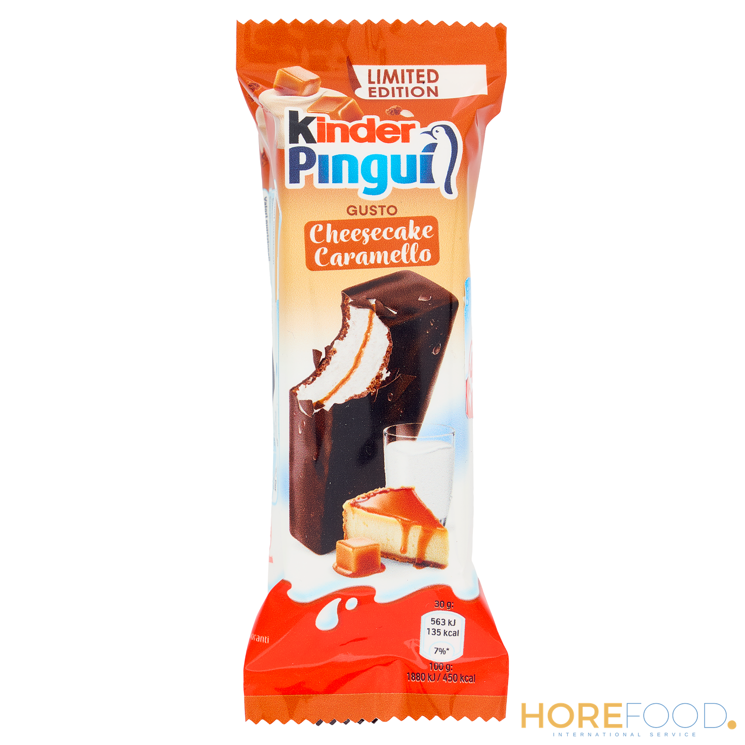 Pingui' Cheesecake Caramello x4, 120 g - KINDER