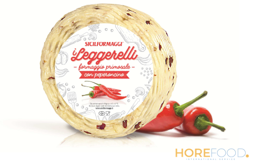 Primo Sale peperoncino(g500x12 i Leggerelli Stagionatura 15 Gg al - SICILFORMAGGI