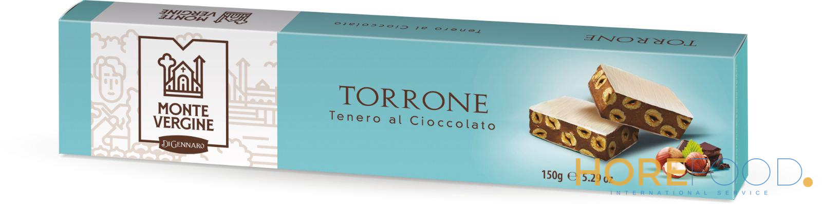 Torrone Tenero al Cioccolato, 130 g - DI GENNARO