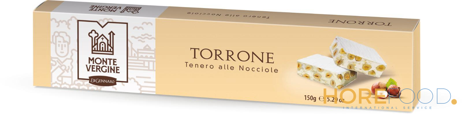 Torrone Tenero alle Nocciole, 130 g - DI GENNARO
