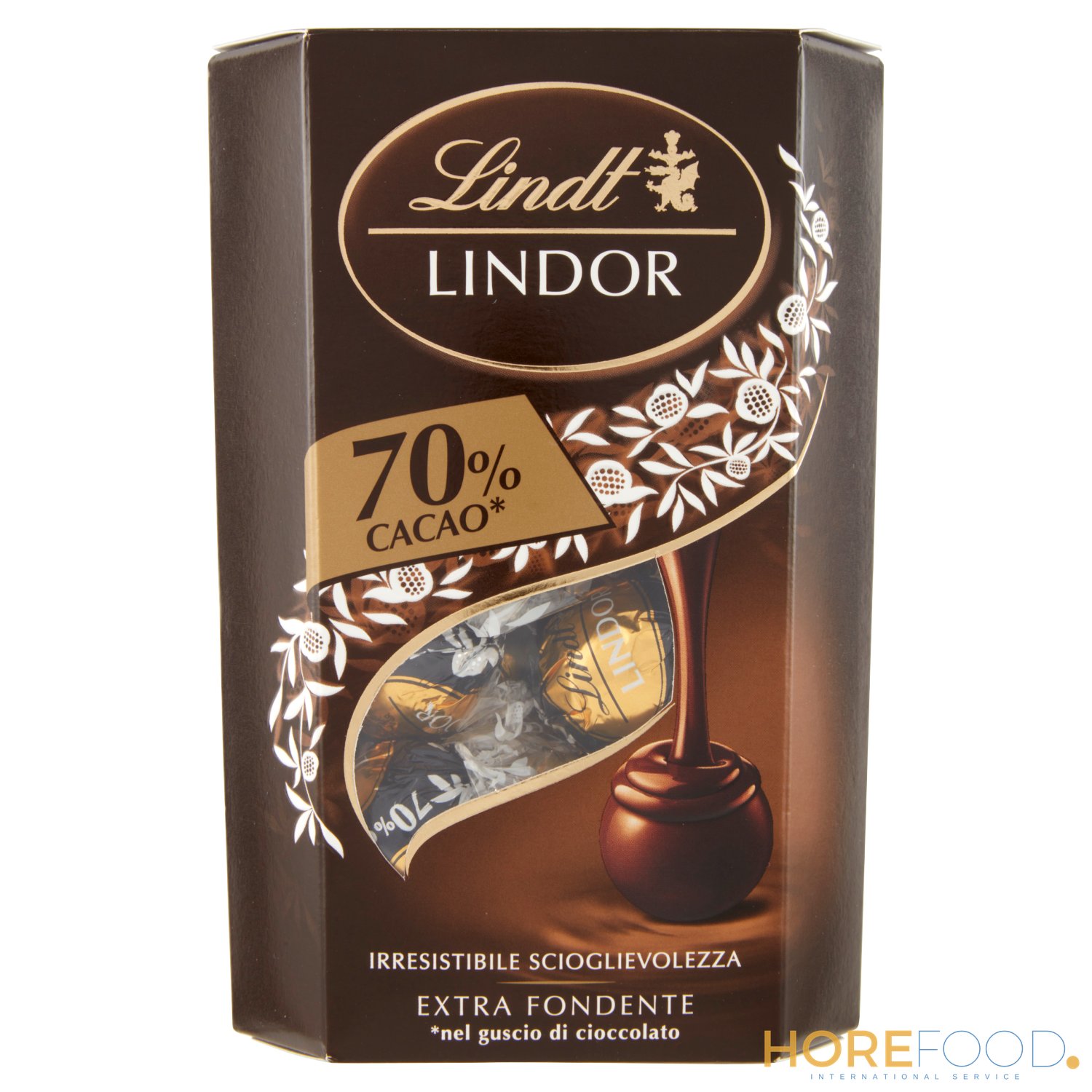 Lindor Cornet Fondente 70%, 200 g - LINDT