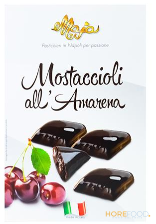 Mini Mostaccioli All'amarena, 200 g - MAJA