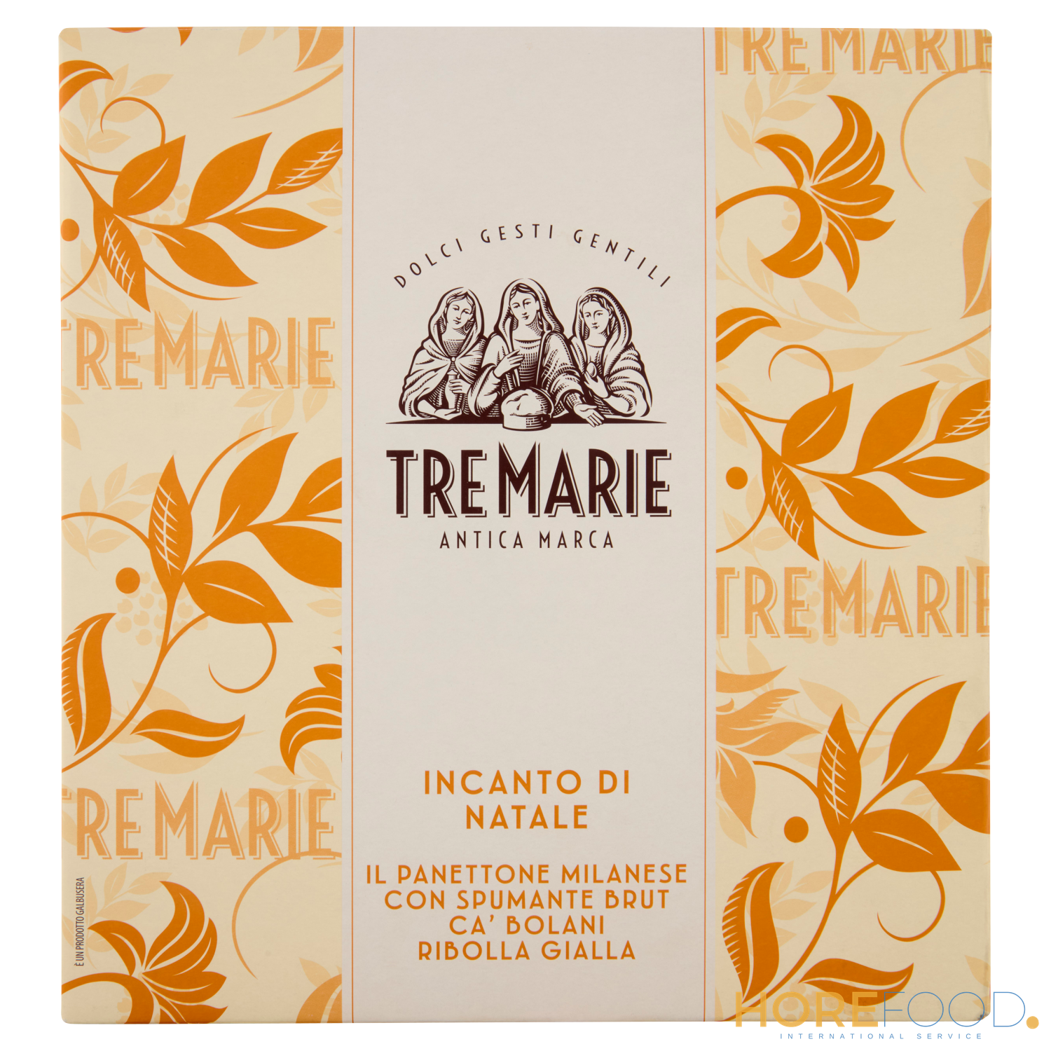 Incanto di Natale Panettone +bottiglia, 1 pz - TRE MARIE