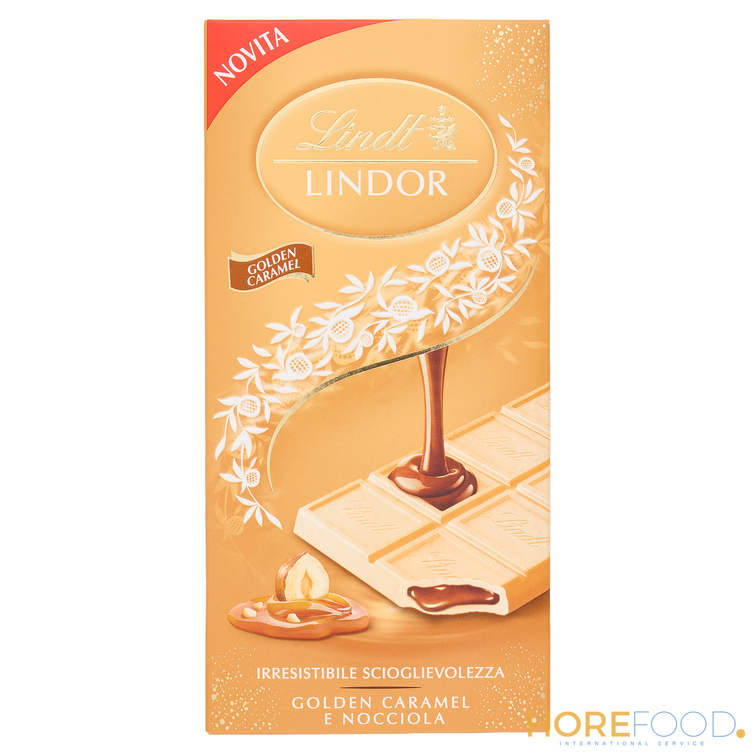 Tavoletta Lindor Caramel e Nocciola, 100 g - LINDT
