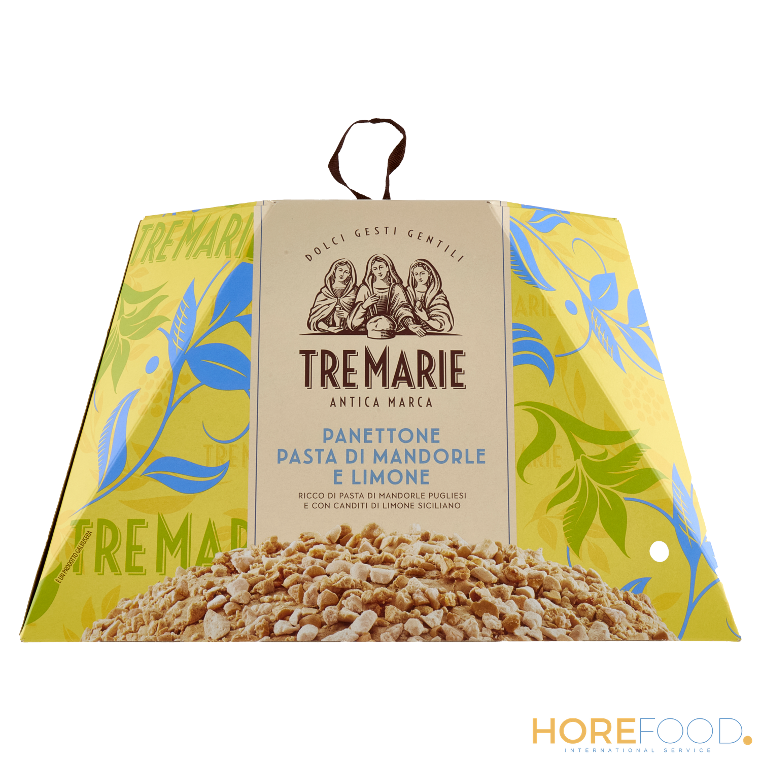 Panettone Mandorla e Limone, 850 g - TRE MARIE
